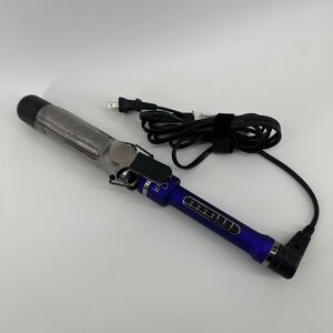 Ion Titanium Pro Hair Curling Iron 1 1/4" Blue Digital 450F Dual Voltage 301192